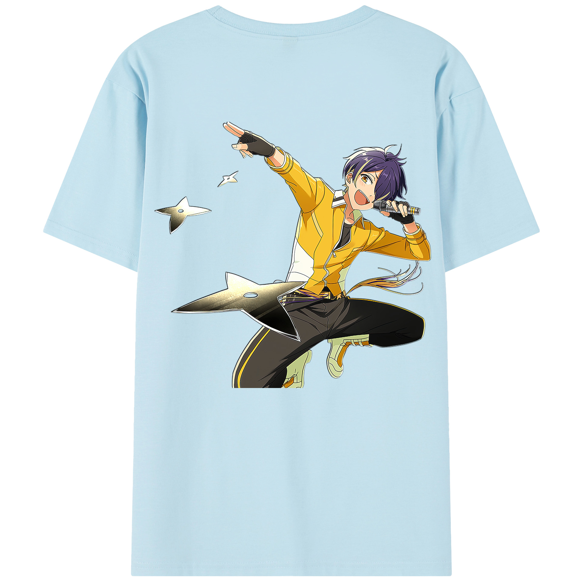 （画像用） あんさんぶるスターズ! Ensemble Stars 綿100％半袖Tシャツ（背面プリント）